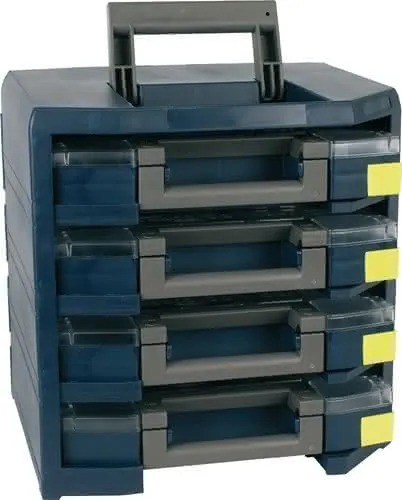 Sortimentskastentresor boxxser B347xT342xH305mm 4 Fächer m.4