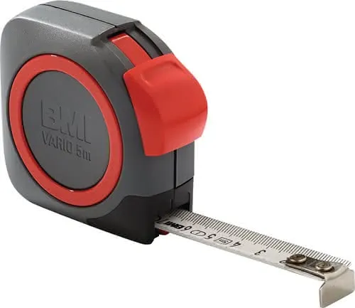 Taschenrollbandmaß VARIO L.5m B.16mm mm/cm EG I (± 0,7 mm/m) Ku.Festst.BMI