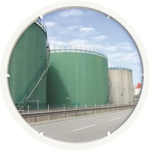 Verkehrsspiegel D.600mm Kunststoff,weiß 15m DANCOP