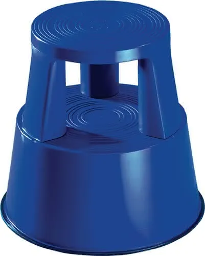Rollhocker Ku.blau H.mit/o.Belastung 425/430mm D.oben 290mm D.unten 440mm
