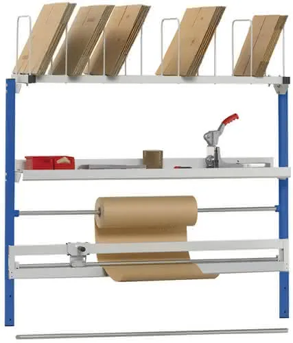 Packtischanbausystem f.Packtischbreiten 1600 u.2000mm Variante 2 HÜDIG & ROCHOLZ