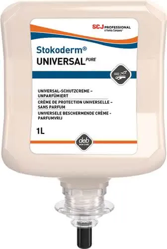 Hautschutzcreme Stokoderm Univ.PURE 1l u nparfümiert ungefärbt Kartusche
