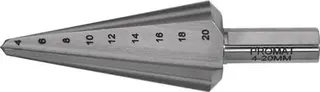 Blechschälbohrer Bohrber.4-20mm HSS-Co Gesamt-L.71mm Z.2 PROMAT