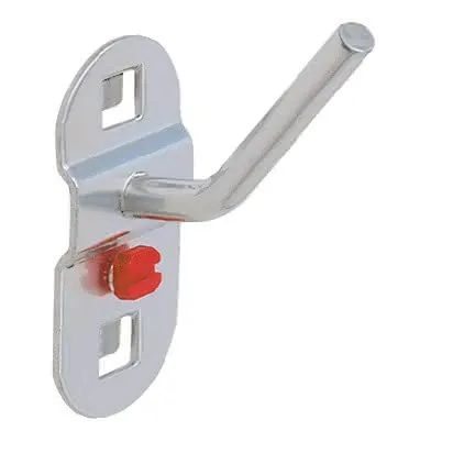 Schräghaken T14/40xØ6mm verz.f.Lochplatten 5St./Btl.RASTERPLAN