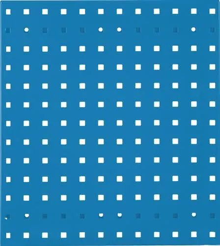 Lochplatte B450xL500mm himmelblau RASTERPLAN