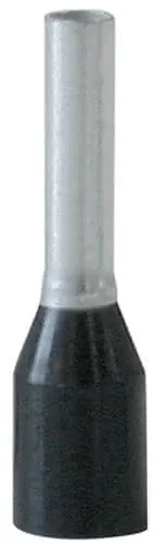 Aderendhülse L.L1/L2 14,0/8,0mm schw. m.Ku.-Kragen 1,50 (AWG 16) mm²