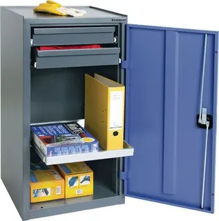 Werkzeug-/Beistellschrank H1000xB500xT500mm 2 Schubl.,1 BD