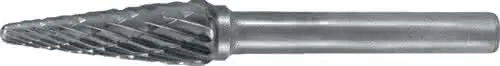 Frässtift SKM D.12mm Kopf-L.25mm Schaft-D.6mm HM Verz.Kreuz PROMAT