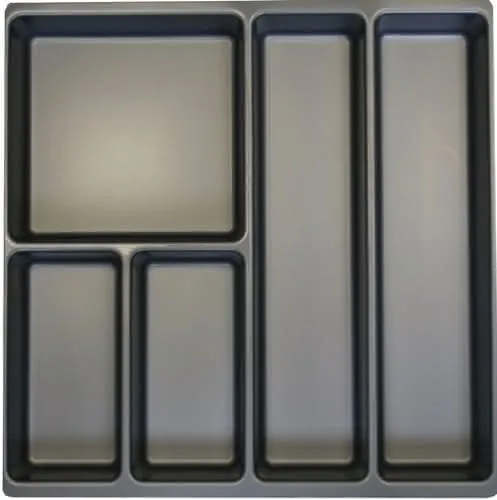 Schubladenunterteilungsmaterial Front-H.60mm 5 Fächer