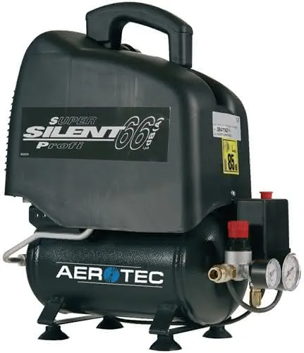 Kompressor Aerotec Vento Silent 6 110l/min 8bar 0,7 kW 230 V,50 Hz 6l