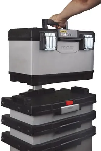 Rollende Werkstatt B568xT389xH893mm Ku.u.MET abnehmbare Werkzeugbox FATMAX