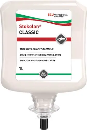 Hautpflegecreme Stokolan® Classic 1l lei cht parfümiert Kartusche