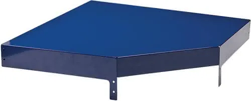 Eckdeckelement LOGS 260 H130xB540xT390mm blau RAL 5022 LOGS