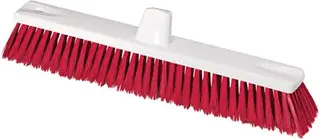 HACCP-Besen L.450mm Borstenstärke 0,25mm rot