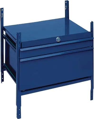 Schubladenelement LOGS 100 H520xB540xT390mm 2 Schubl.abschl.blau