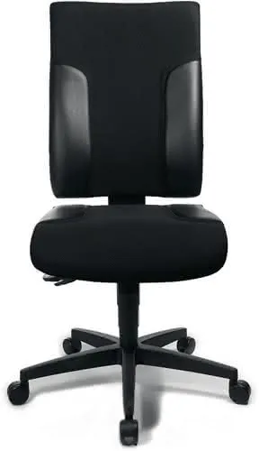 Bürodrehstuhl m.Synchrontechnik schwarz/schwarz 420-540mm o.Armlehnen