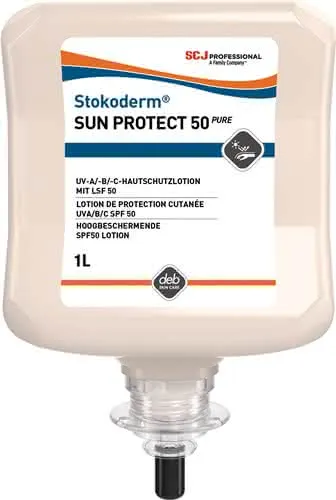 UV-Hautschutzcreme Stokoderm® Sun Protec t 50 PURE 1l unparfümiert Kartusche