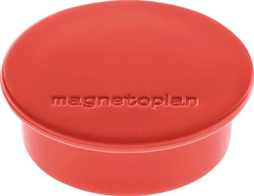 Magnet Premium D.40mm rot MAGNETOPLAN