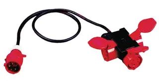 Kompaktverteiler m.Zuleitung CEE-16 A,5-polig 3xCEE 16 A