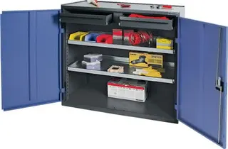 Werkzeug-/Beistellschrank H1000xB1000xT500mm 2 Schubl.,2 BD