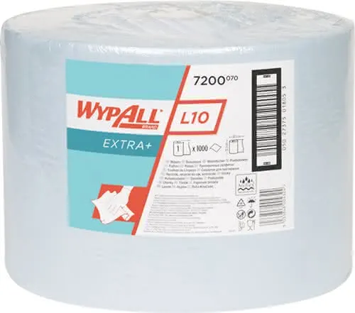 Putztuch WYPALL L10 EXTRA 7200 L380xB240 ca.mm blau 1-lagig