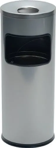 Kombiascher Ø250xH630mm silber Stahlbl.DURABLE