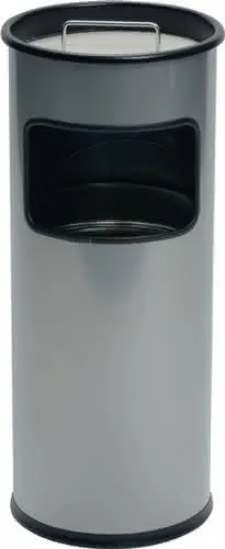 Kombiascher Ø260xH620mm silber Stahlbl.DURABLE