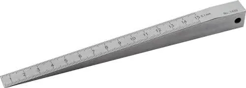 Messkeil 0,5-15mm STA Abl.0,1mm
