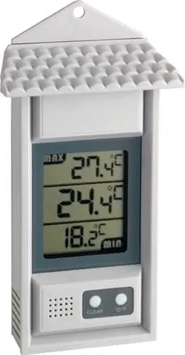 Thermometer Messber.-20 b.70GradC H150xB80xT29mm Ku.TFA
