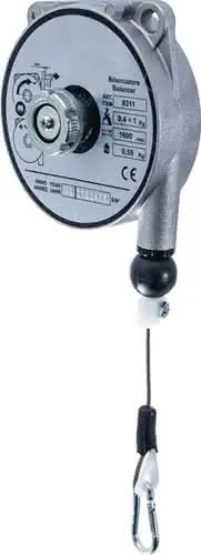 Federzug TCN 9312 Trgf.1-2kg Seillänge 1,6m Seil-D.2,0mm PLANETA