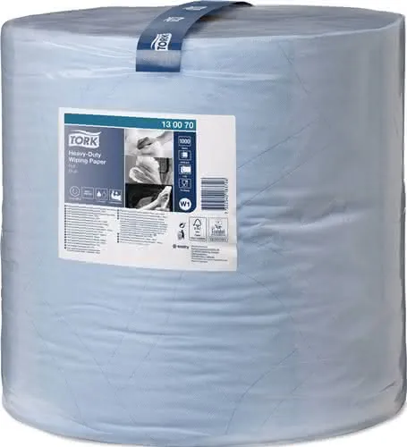 Putztuch TORK 130070 L340xB369ca.mm blau 2-lagig,geprägt Rl.TORK