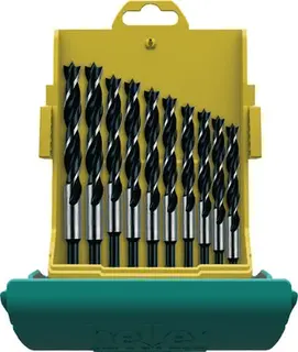 CV Holzspiralbohrersatz 10tlg.D.3,4,5,6,7,8,9,10,11,12mm Maxxbox