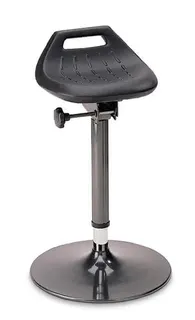Stehhilfe Integralschaum Sitz-H.650-850mm STA anthrazit Tellerfuß