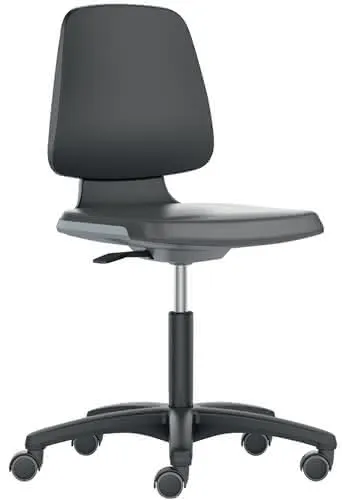 Arbeitsdrehstuhl Labsit Rl.Sitzschale anthrazit Integralschaum schwarz