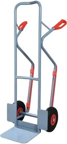 Stapelkarre m.Kufen H.1300mm Schaufel-L250xB320mm Luft-Bereifung