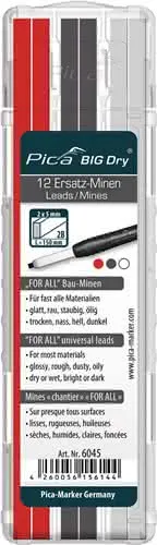 Minenset Pica BIG-Dry je 4x graphit,weiß,rot, universell 12