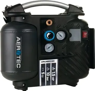 Kompressor Aerotec Airliner 5 GO 200l/min 10bar 1,1 kW 230 V,50 Hz 5l