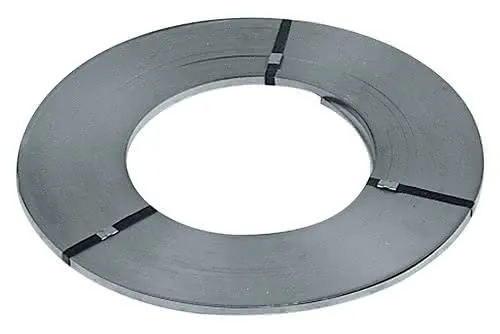 Verpackungsstahlband B13 mmxS0,5mm Lauf-L.2016m STA 2 Ringe a.ca.20kg