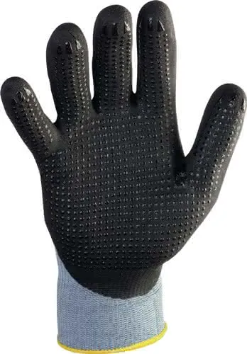 Handschuhe FlexN Gr.9 grau/schwarz EN 38 8 PSA II PROMAT