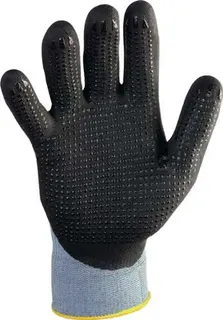 Handschuhe FlexN Gr.9 grau/schwarz EN 38 8 PSA II PROMAT