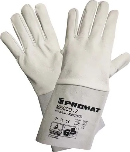 Schweißerhandschuhe Mexico Z Gr.10 grau EN 388/407/12477 10PA