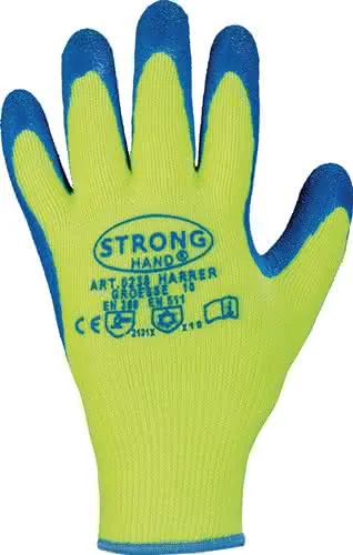 Kälteschutzhandschuh Harrer Gr.10 gelb/b lau EN 388,EN511 PSA II