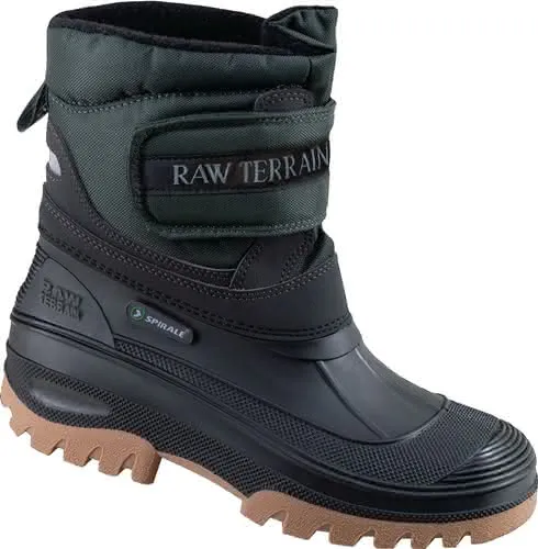 Winterstiefel Gr.46 schwarz Nylon/PVC We bpelzfutter/Klettverschluss SPIRALE