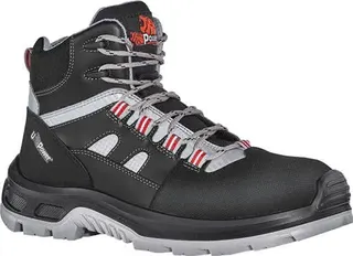 Sicherheitsstiefel Cross Gr.46 schwarz/g rau/rot S3 SRC EN20345 Leder U.POWER