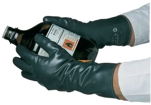 Chemiehandschuh Butoject 898 Gr.8 schwar z EN 388,EN 374 PSA III HONEYWELL