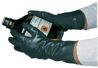 Chemiehandschuh Butoject 898 Gr.8 schwar z EN 388,EN 374 PSA III HONEYWELL