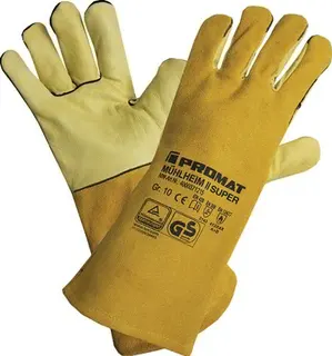 Schweißerhandschuhe Mühlheim II Super Gr .11 gelb EN 388/407/12477 6PA