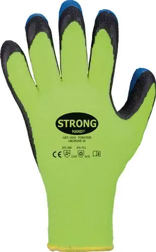 Kälteschutzhandschuhe Forster Gr.9 neon- gelb/blau EN 388,EN 511 PSA II