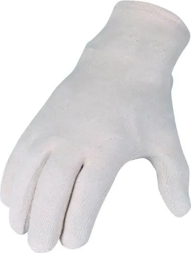 Handschuhe Gr.10 naturweiß PSA I ASATEX Baumwoll-Jersey Kat.I AT