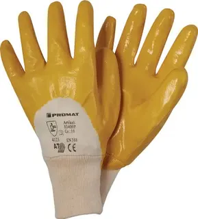 Handschuhe Ems Gr.10 gelb besonders hoch wertige Nitrilbeschichtung
